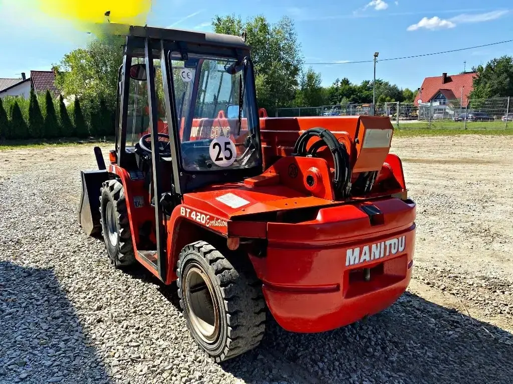 Chariot télescopique Manitou BT420 Fourches/ Godet/ Fouches à fumier – Image 21
