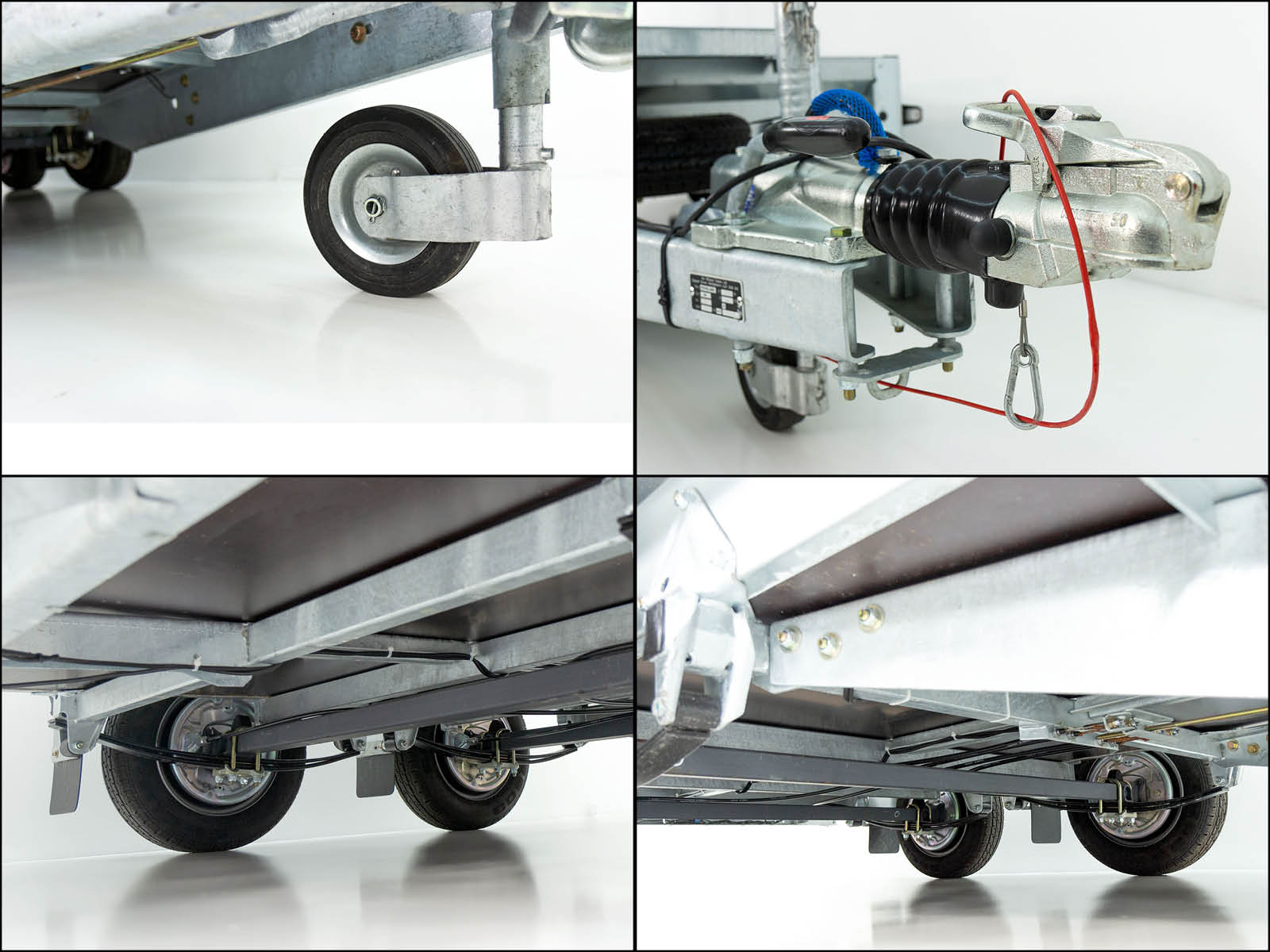 Remorque pour engins de chantier Ifor Williams GX125 157×366 3,5 t | Rampe 1,2 m | Plancher en aluminium neuf – Image 14