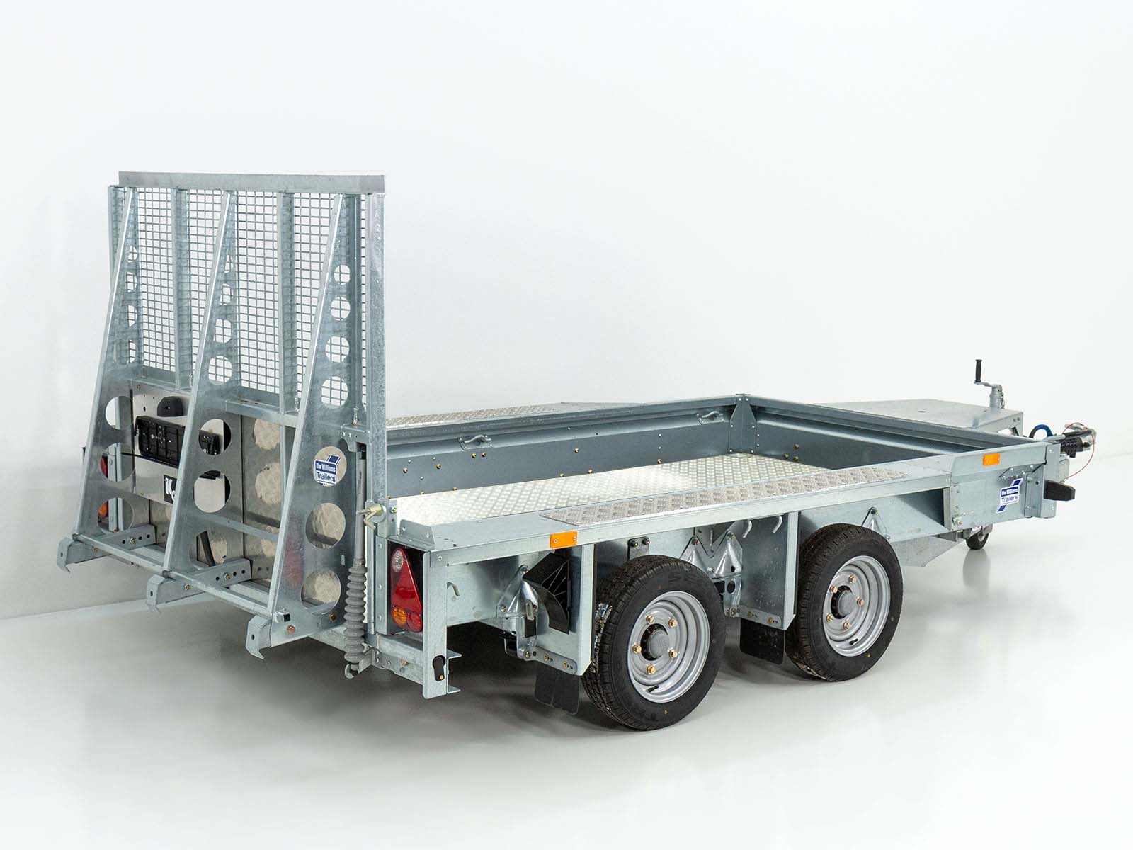Remorque pour engins de chantier Ifor Williams GX125 157×366 3,5 t | Rampe 1,2 m | Plancher en aluminium neuf