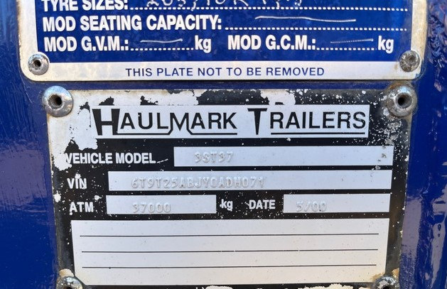 Remorque Haulmark Tri/A B-Double 7 m (2000) – Remorque polyvalente pour transport lourd – Neuve – Image 8