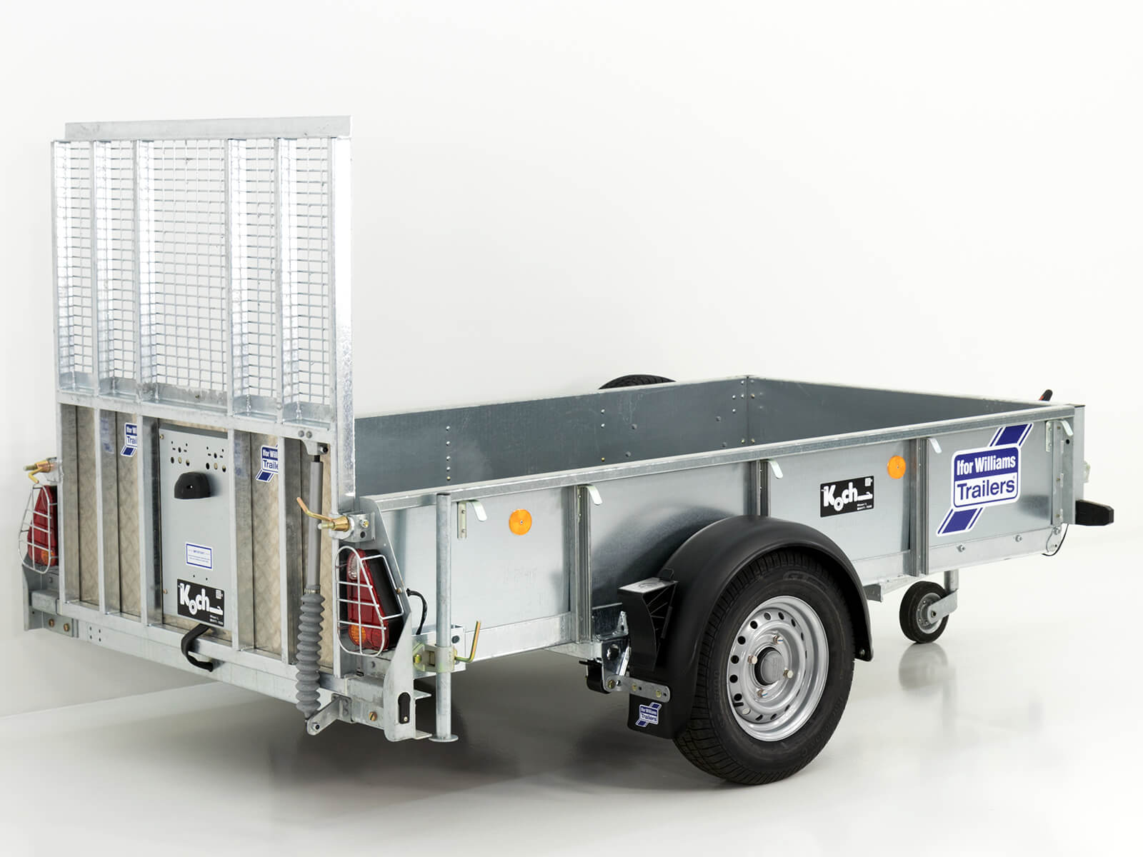 Remorque pour engins de chantier Ifor Williams GD 84 125×250 1,4 t | Rampe - Neuve