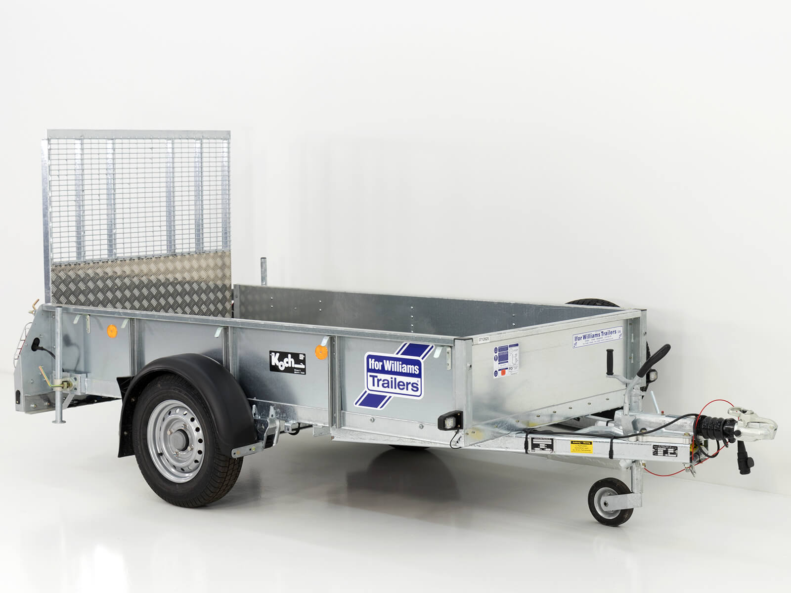 Remorque pour engins de chantier Ifor Williams GD 84 125×250 1,4 t | Rampe - Neuve – Image 5