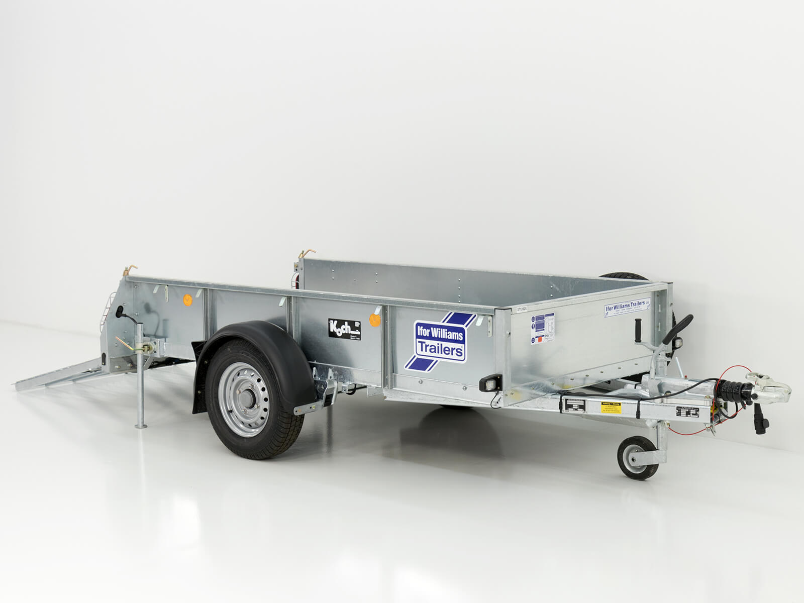 Remorque pour engins de chantier Ifor Williams GD 84 125×250 1,4 t | Rampe - Neuve – Image 6