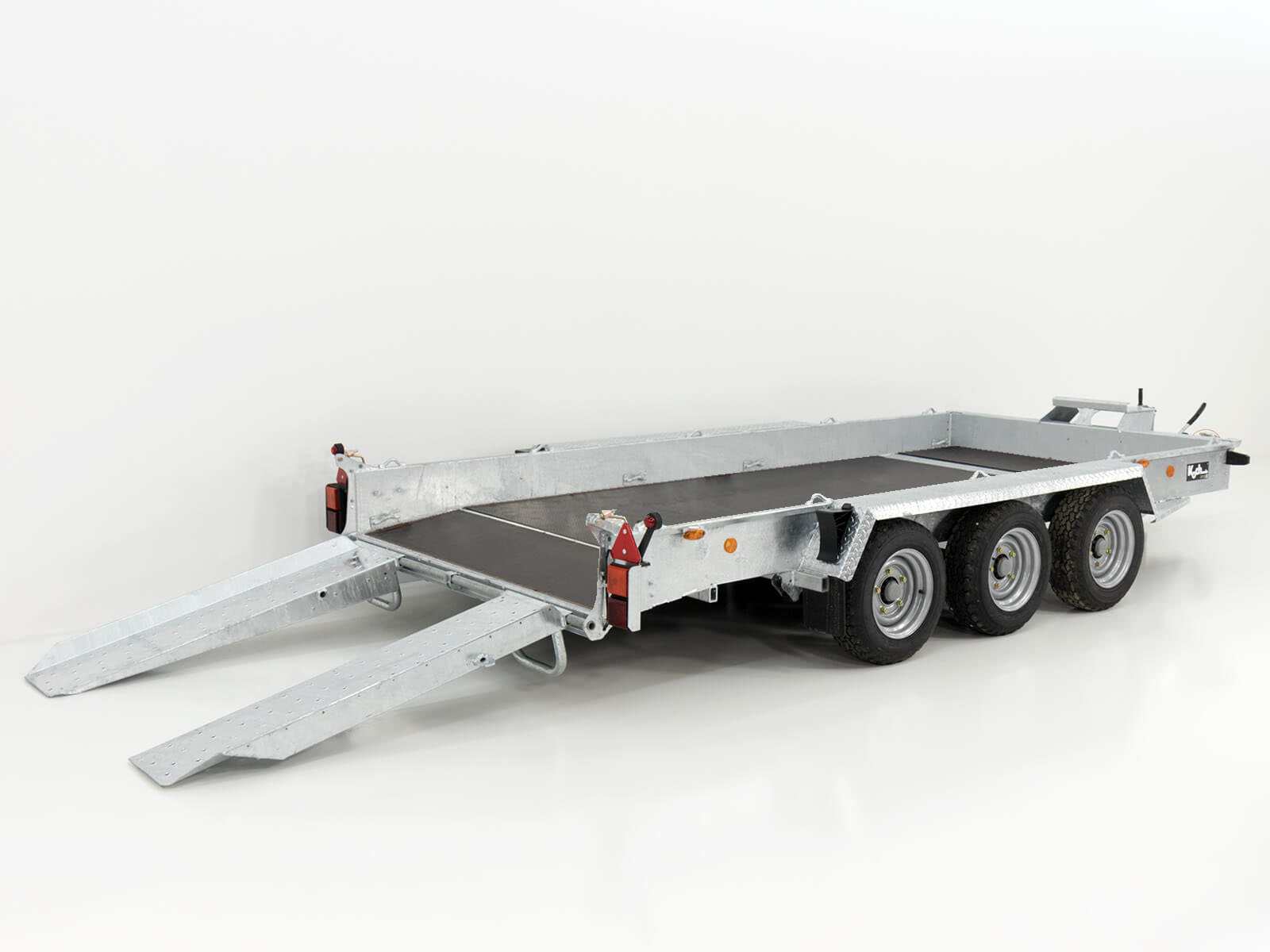 Remorque pour engins de chantier Ifor Williams GH146 184 x 419 cm 3,5 t | Rampes simples | Tridem - Neuve – Image 3