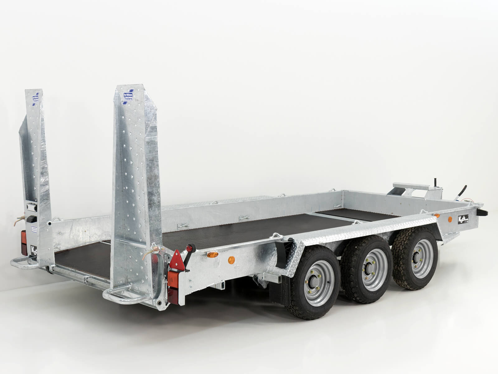 Remorque pour engins de chantier Ifor Williams GH146 184 x 419 cm 3,5 t | Rampes simples | Tridem - Neuve
