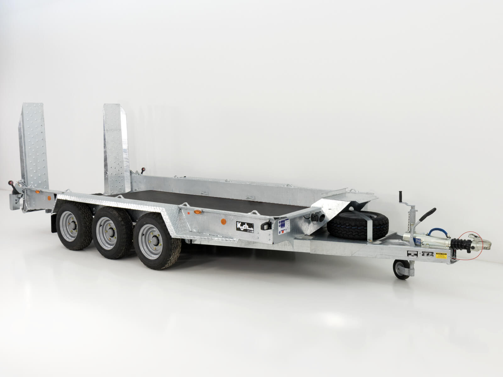 Remorque pour engins de chantier Ifor Williams GH146 184 x 419 cm 3,5 t | Rampes simples | Tridem - Neuve – Image 5