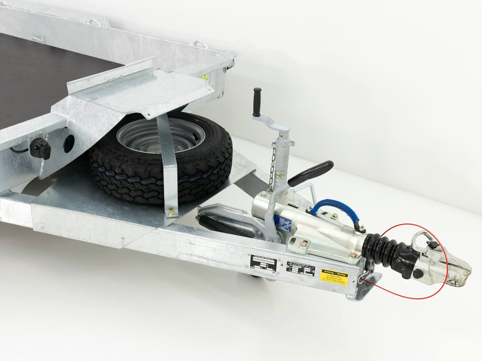 Remorque pour engins de chantier Ifor Williams GH146 184 x 419 cm 3,5 t | Rampes simples | Tridem - Neuve – Image 10