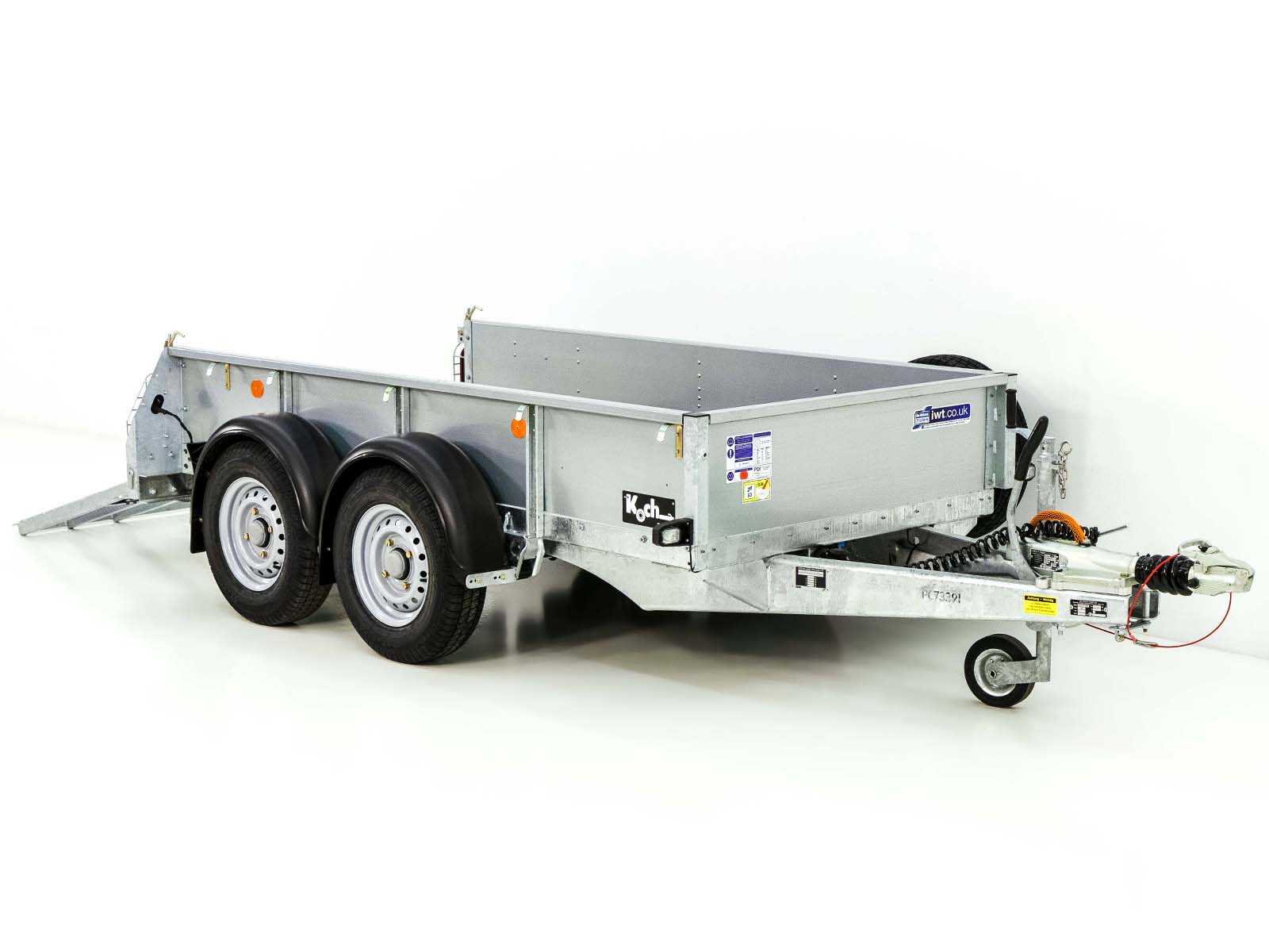 Remorque pour engins de chantier Ifor Williams GD 84 125×250 1,4 t | Rampe - Neuve – Image 11