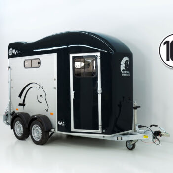 Remorque pour chevaux Cheval Liberté GOLD 3 | Premium Pullman 2 | Sellerie | Noire - Neuve