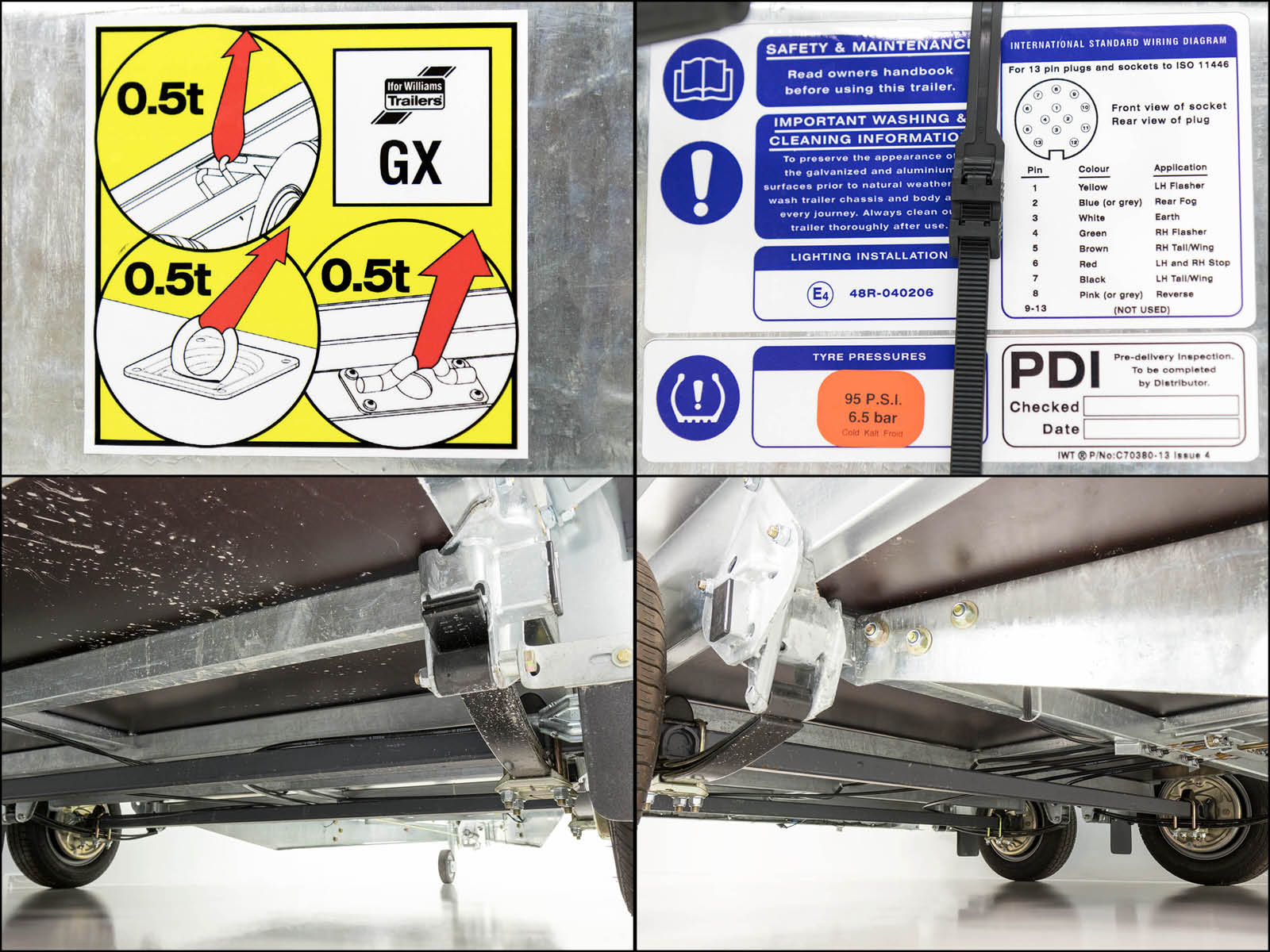 Remorque pour engins de chantier Ifor Williams GX105 HD 157×303 3,5 t | Rampes simples - Neuve – Image 15