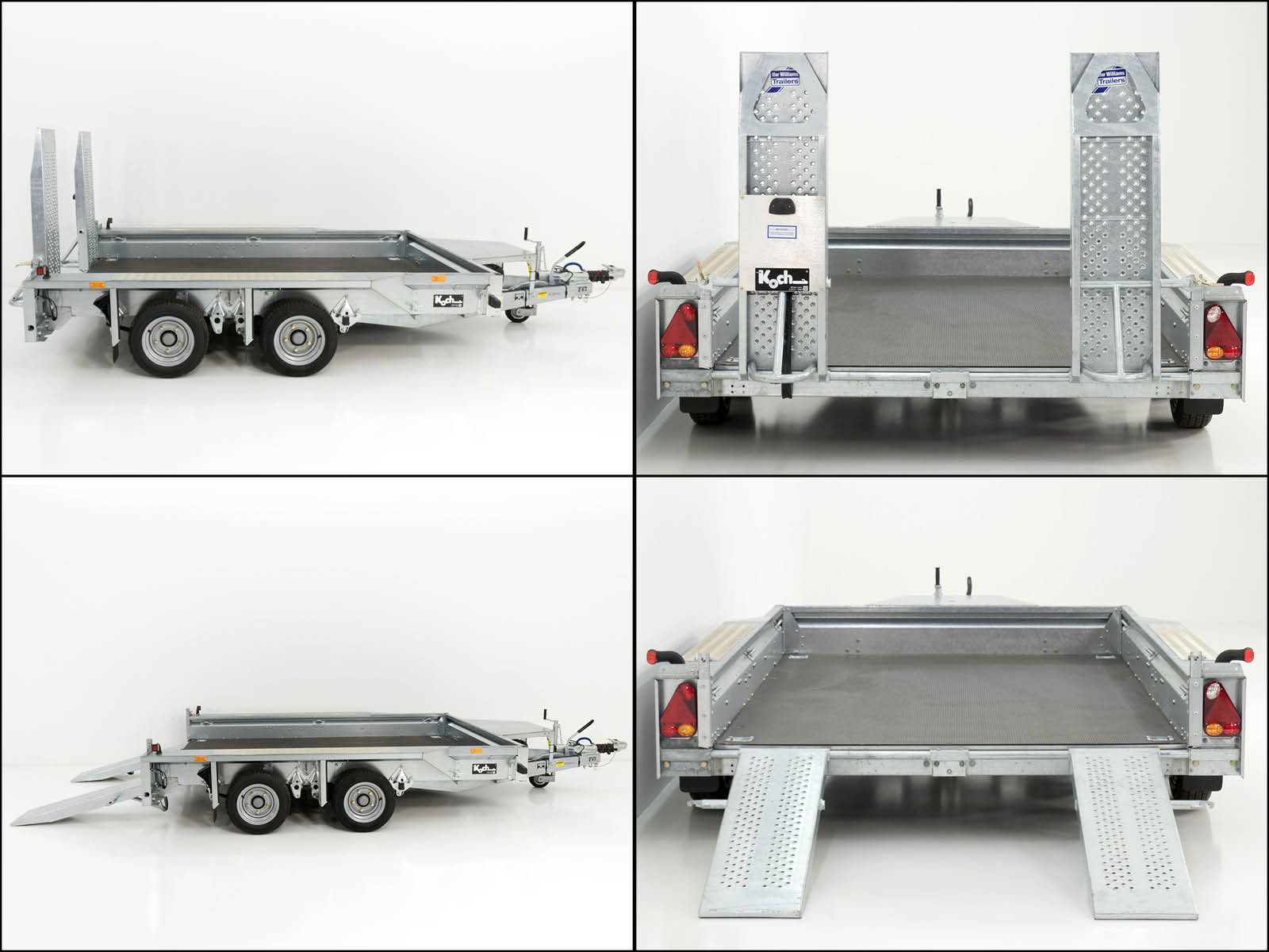 Remorque pour engins de chantier Ifor Williams GX105 HD 157×303 3,5 t | Rampes simples - Neuve – Image 10