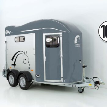 Remorque à chevaux Cheval Liberté GOLD 3 | Premium | Pullman 2 | Sellerie | Grise - Neuve