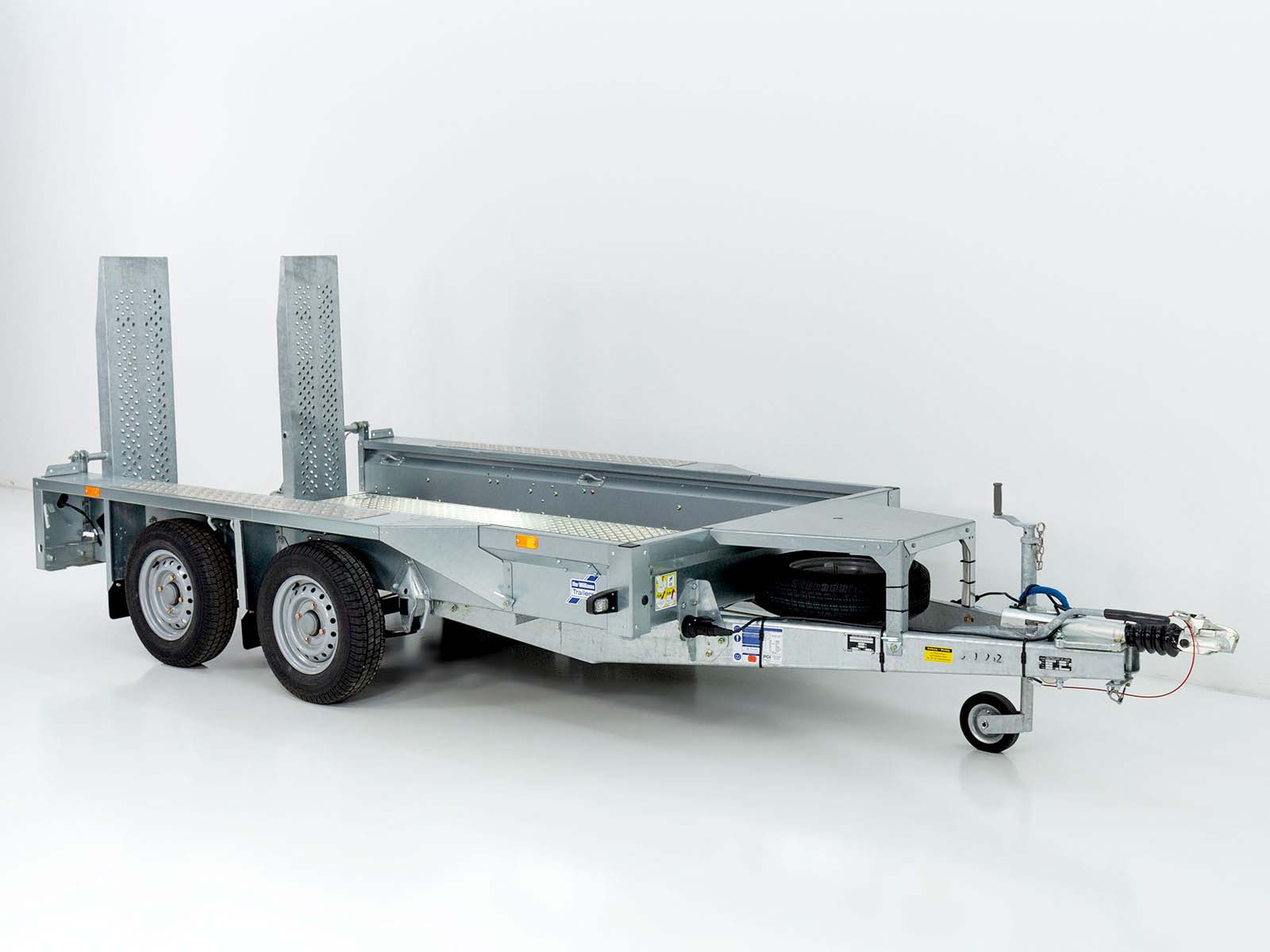 Remorque pour engins de chantier Ifor Williams GX105 157×303 2,7 t | Rampes simples | Plancher en aluminium - Neuve