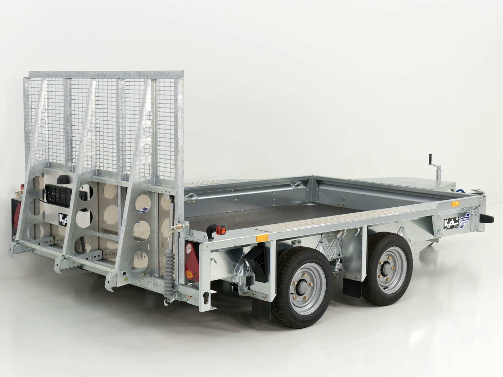 Remorque pour engins de chantier Ifor Williams GX105 HD 157×303 3,5 t | Rampe de chargement - Neuve