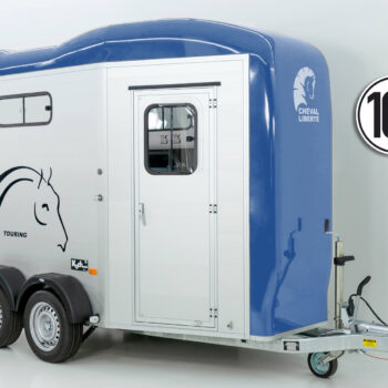Remorque à chevaux Cheval Liberté Touring Jumping | Châssis Pullman | Sellerie | Bleue - Neuve