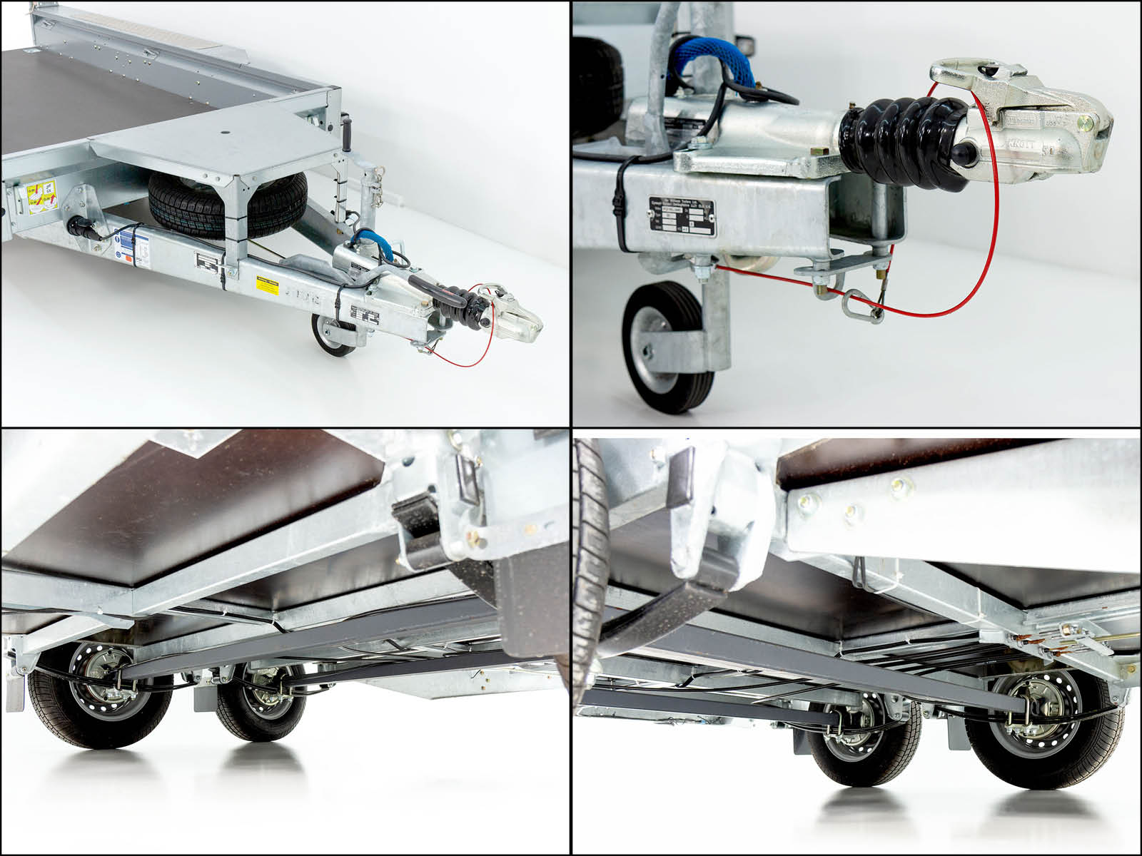 Remorque pour engins de chantier Ifor Williams GX105 157×303 2,7 t | Rampes simples - Neuve – Image 2
