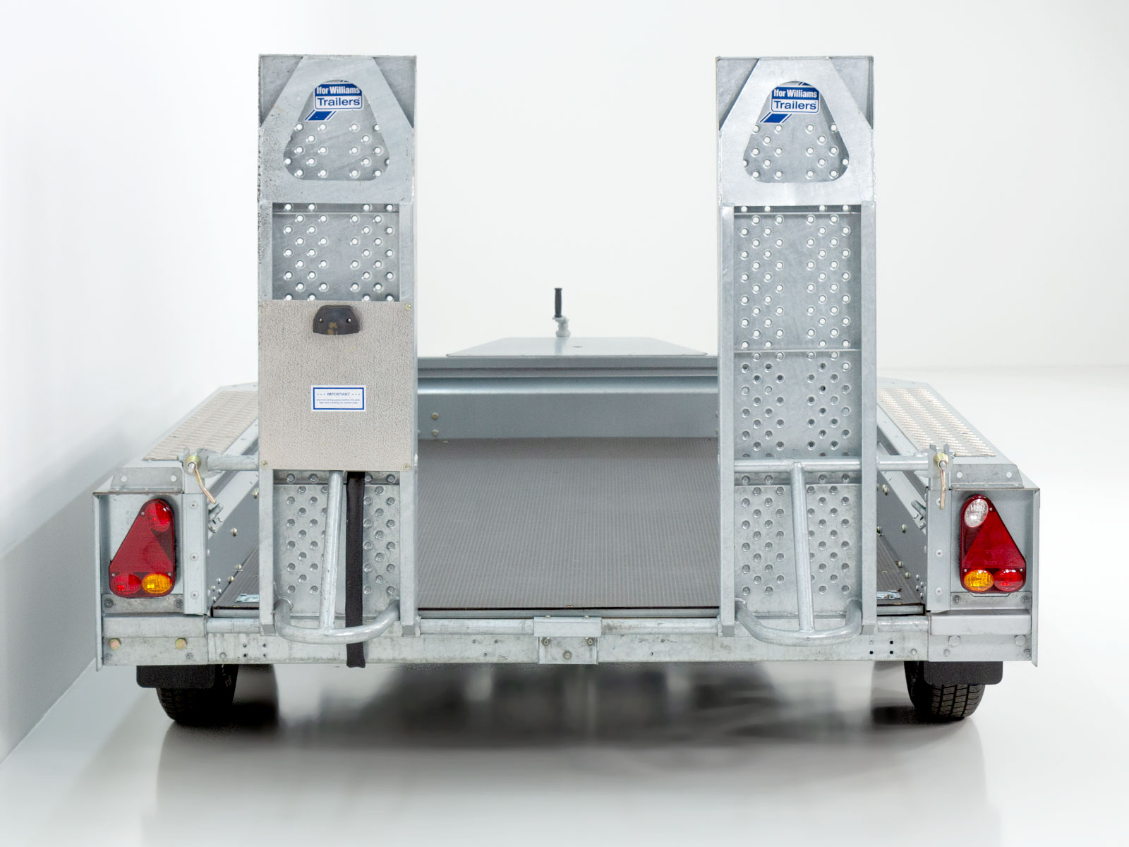 Remorque pour engins de chantier Ifor Williams GX105 157×303 2,7 t | Rampes simples - Neuve – Image 5