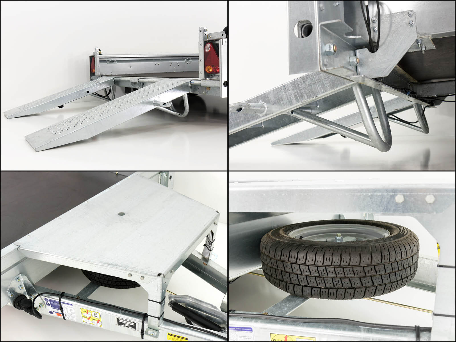 Remorque pour engins de chantier Ifor Williams GX105 HD 157×303 3,5 t | Rampes simples - Neuve – Image 12