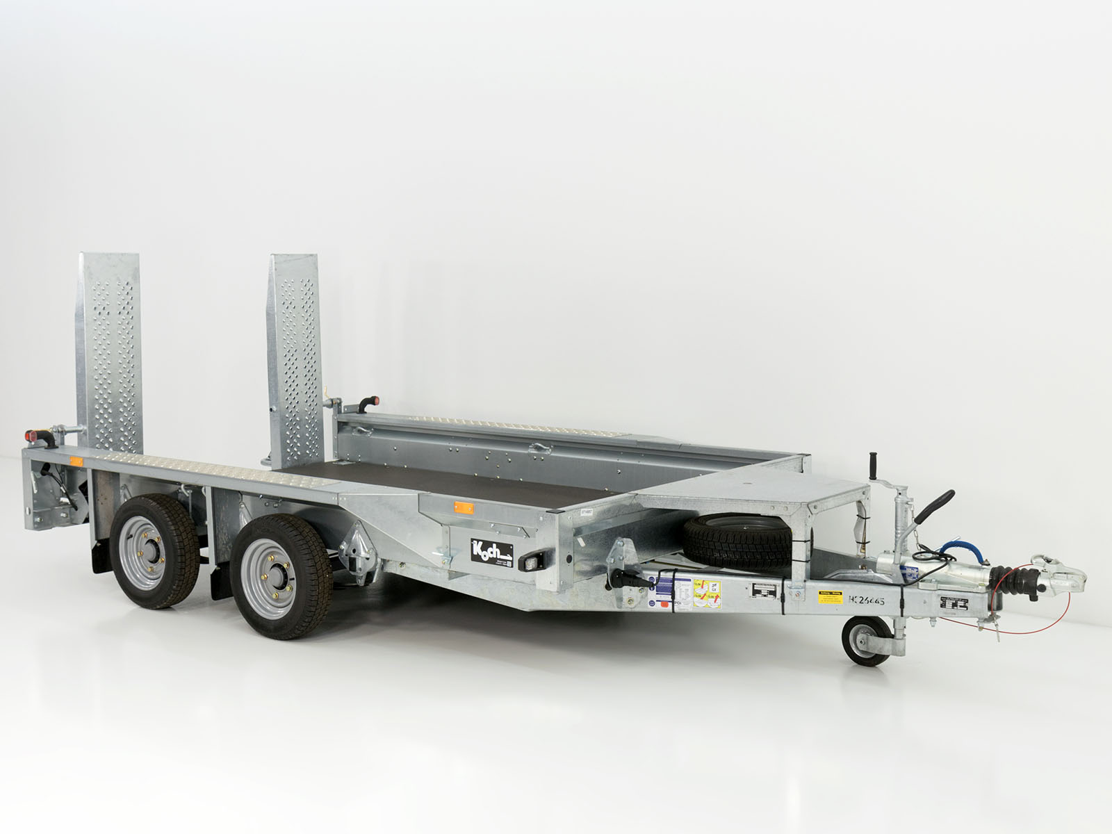 Remorque pour engins de chantier Ifor Williams GX105 HD 157×303 3,5 t | Rampes simples - Neuve – Image 5