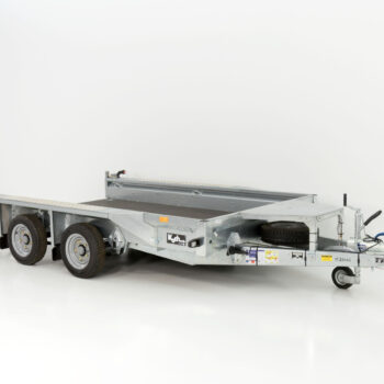 Remorque pour engins de chantier Ifor Williams GX105 HD 157×303 3,5 t | Rampes simples - Neuve