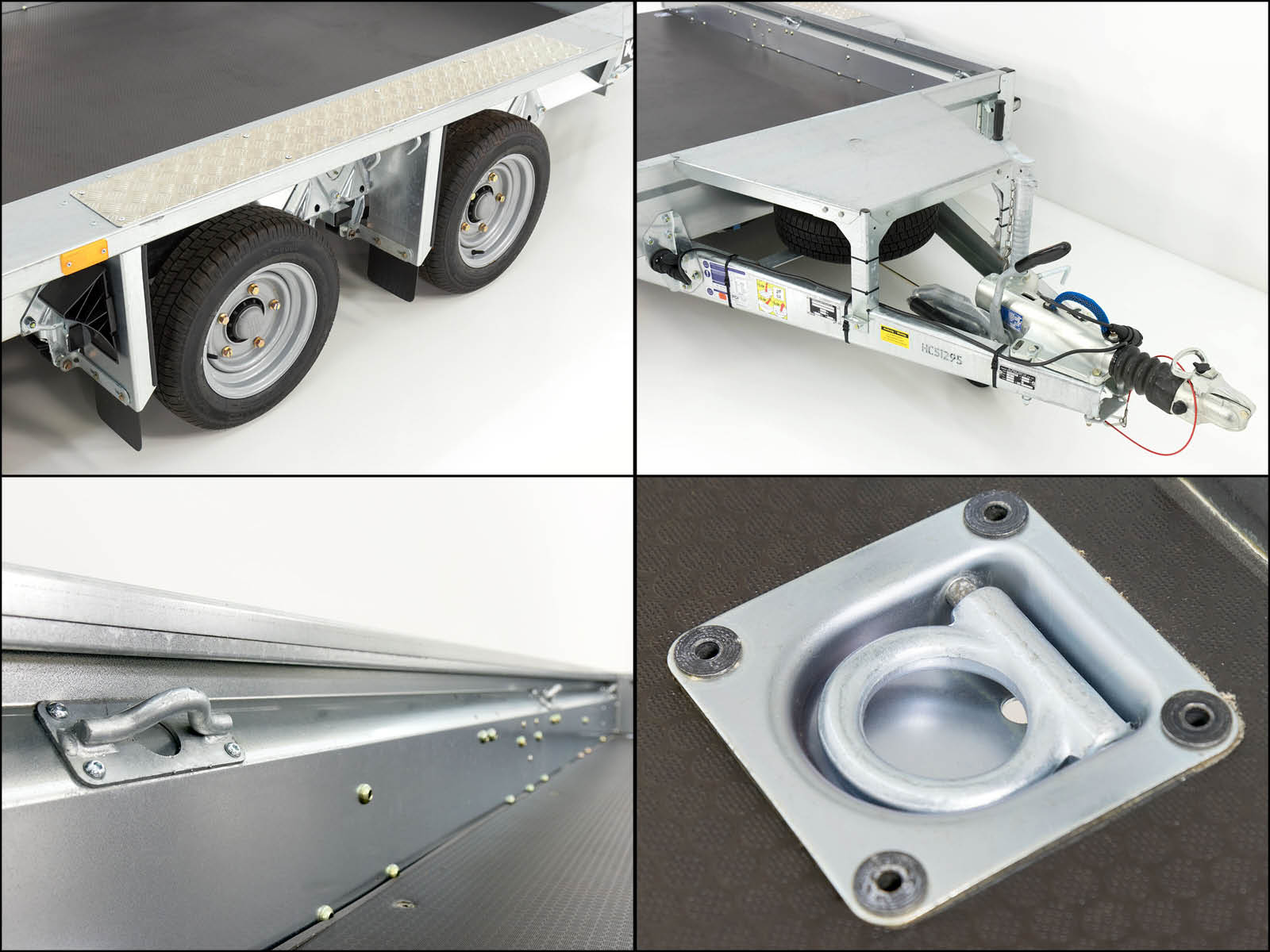 Remorque pour engins de chantier Ifor Williams GX105 HD 157×303 3,5 t | Rampes simples - Neuve – Image 10