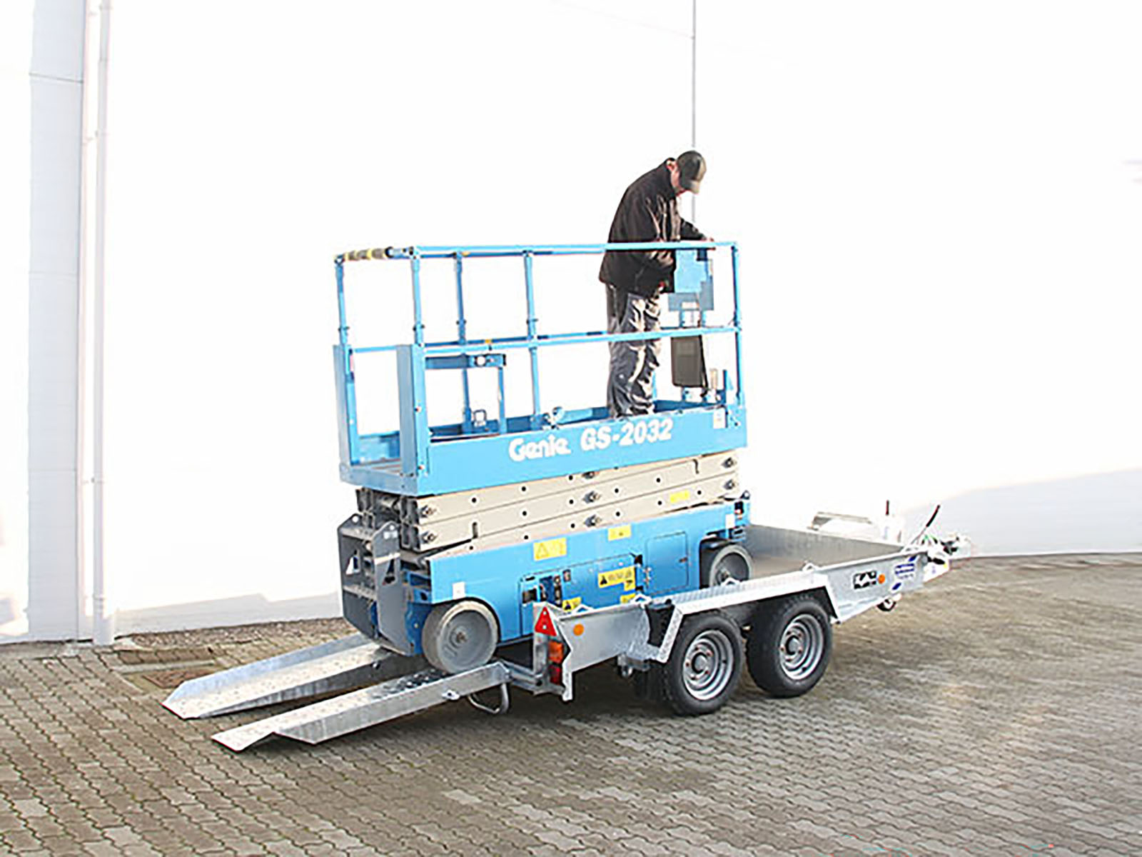 Remorque pour engins de chantier Ifor Williams GH1054 163×305 3,5 t | Rampes simples - Neuve – Image 3