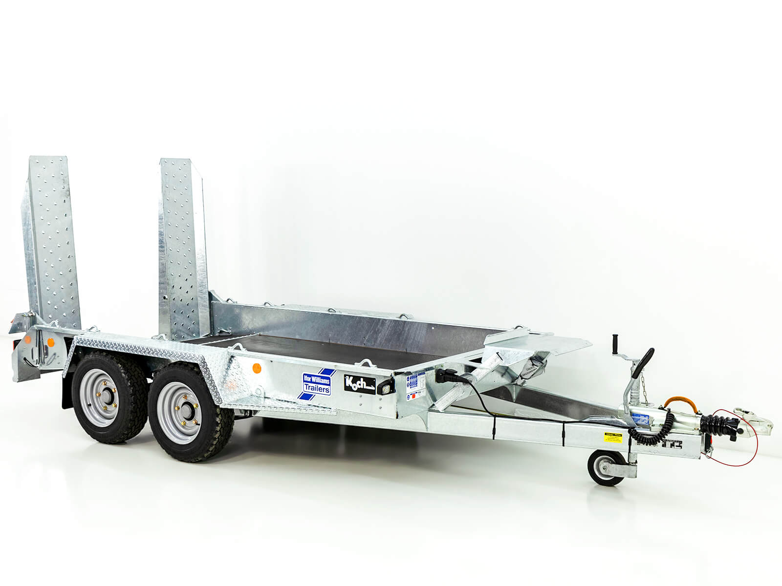 Remorque pour engins de chantier Ifor Williams GH1054 163×305 3,5 t | Rampes simples - Neuve
