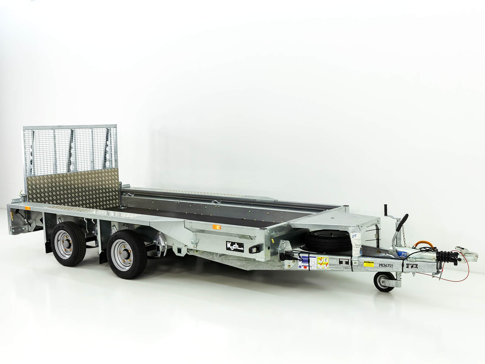 Remorque pour engins de chantier Ifor Williams GX125 157×366 3,5 t | Rampe 1,2 m - neuve – Image 11