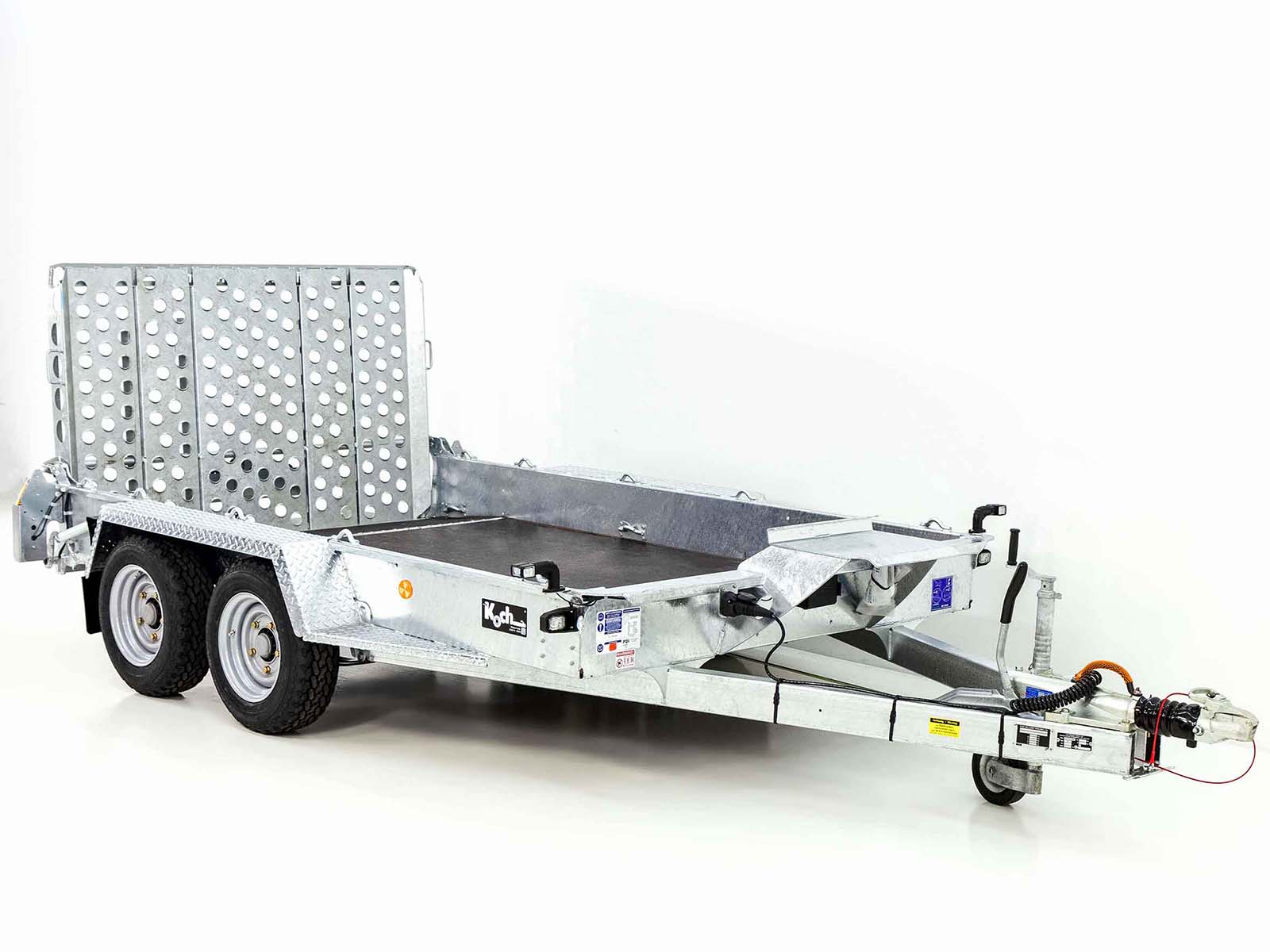 Remorque pour engins de chantier Ifor Williams GH106 184 x 305 cm 3,5 t | Rampe - Neuve
