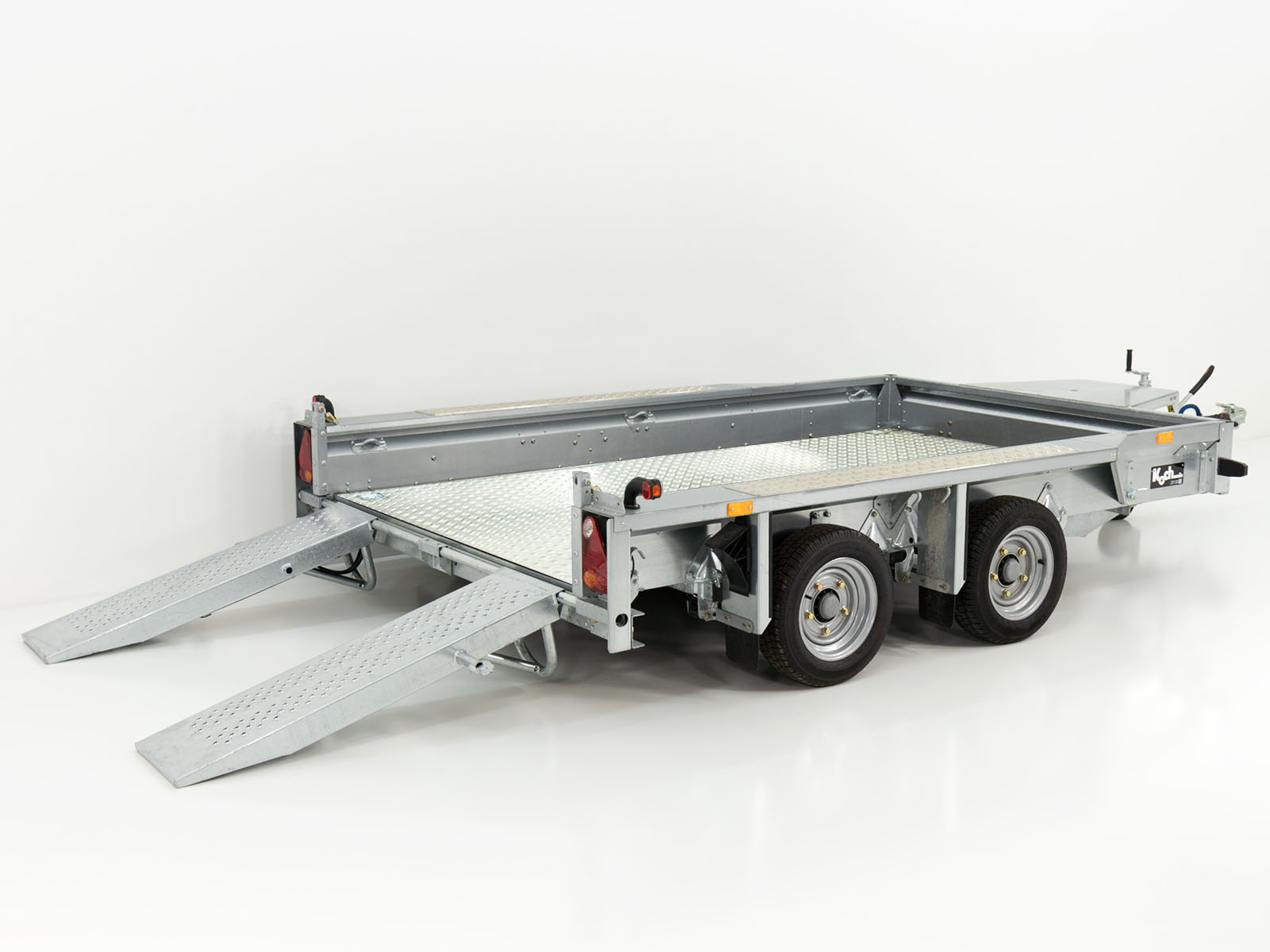 Remorque pour engins de chantier Ifor Williams GX105 HD 157×303 3,5 t | Rampes simples | Plancher en aluminium - Neuve – Image 3