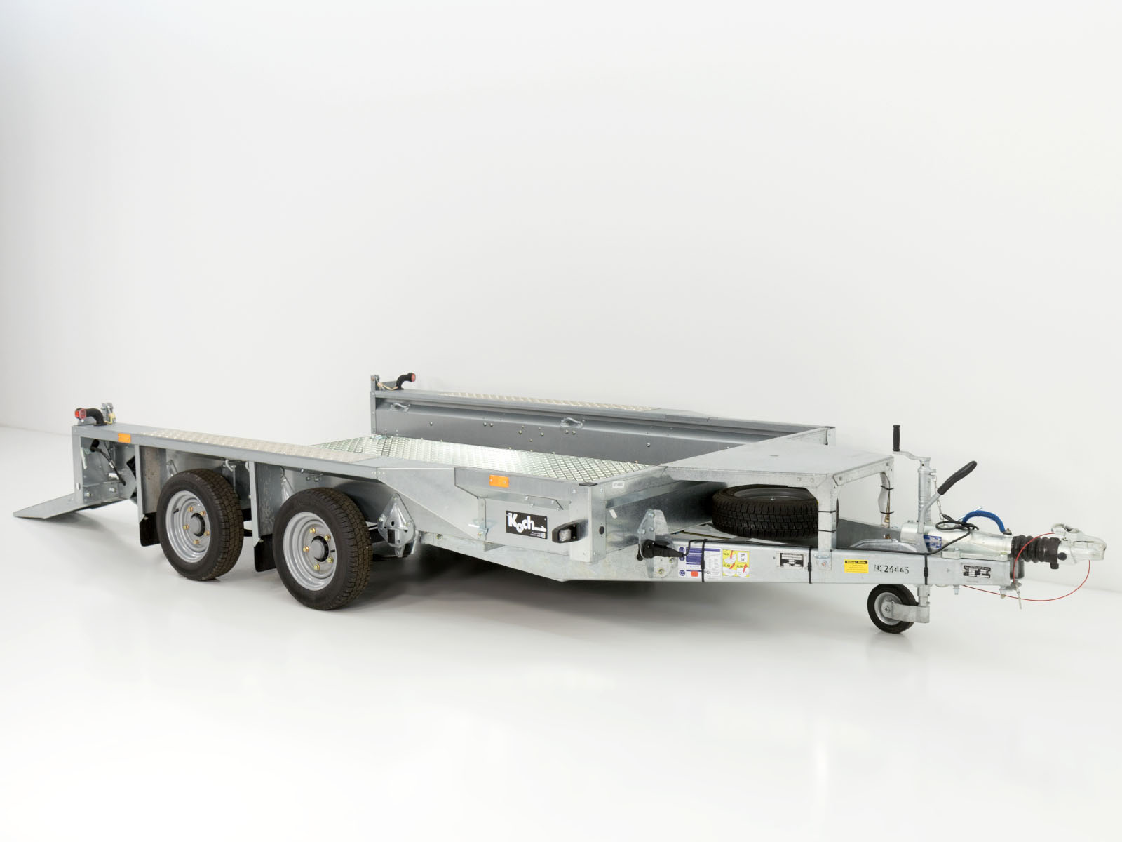 Remorque pour engins de chantier Ifor Williams GX105 HD 157×303 3,5 t | Rampes simples | Plancher en aluminium - Neuve – Image 6