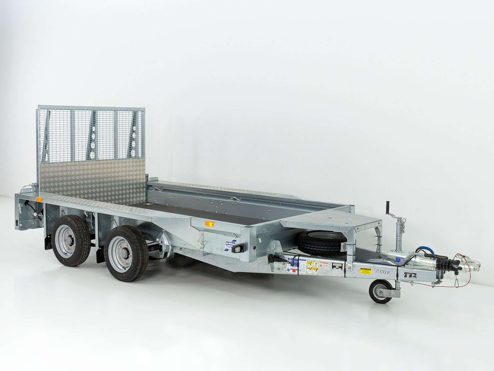 Remorque pour engins de chantier Ifor Williams GX105 157×303 2,7 t | Rampe de chargement - Neuve