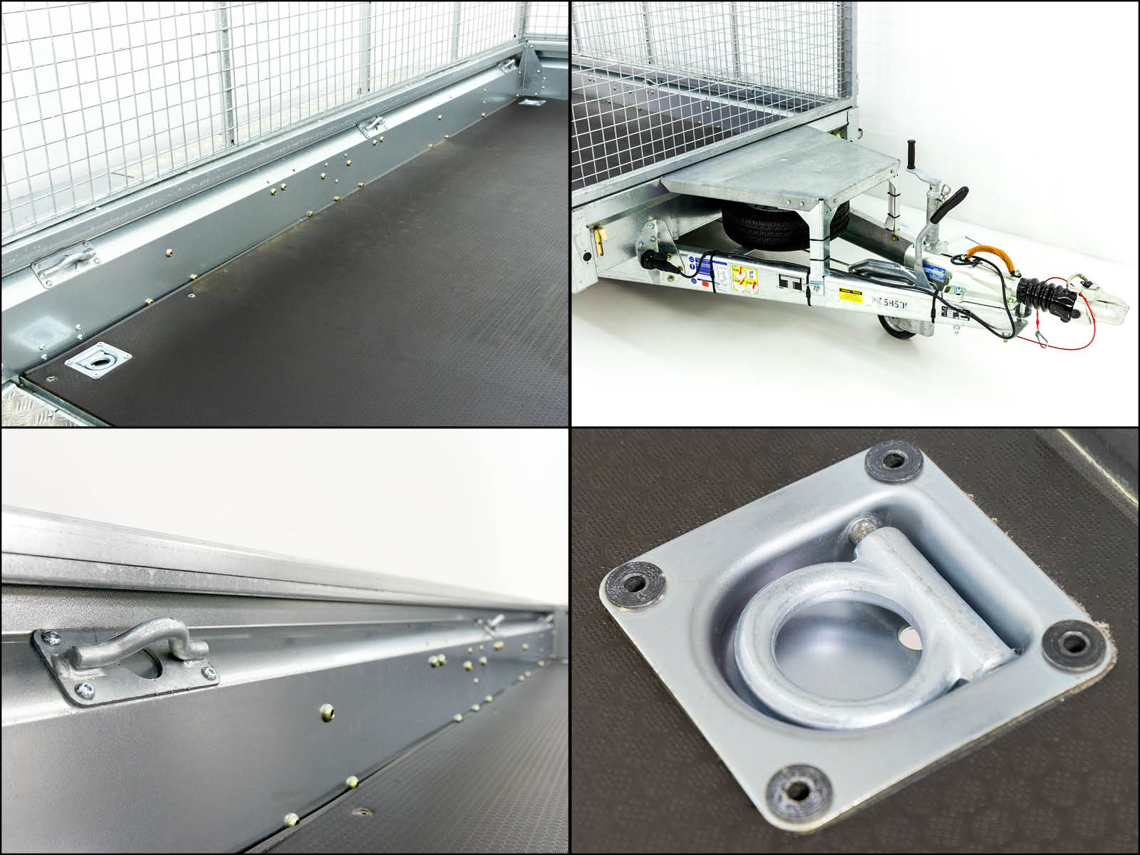 Remorque pour engins de chantier Ifor Williams GX105 157×303 2,7 t | Rampe de chargement | Grillage - Neuve – Image 12