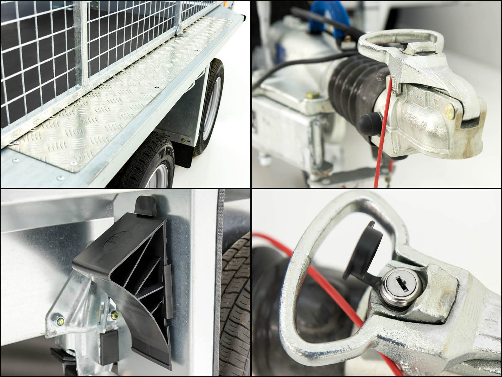 Remorque pour engins de chantier Ifor Williams GX105 157×303 2,7 t | Rampe de chargement | Grillage - Neuve – Image 15