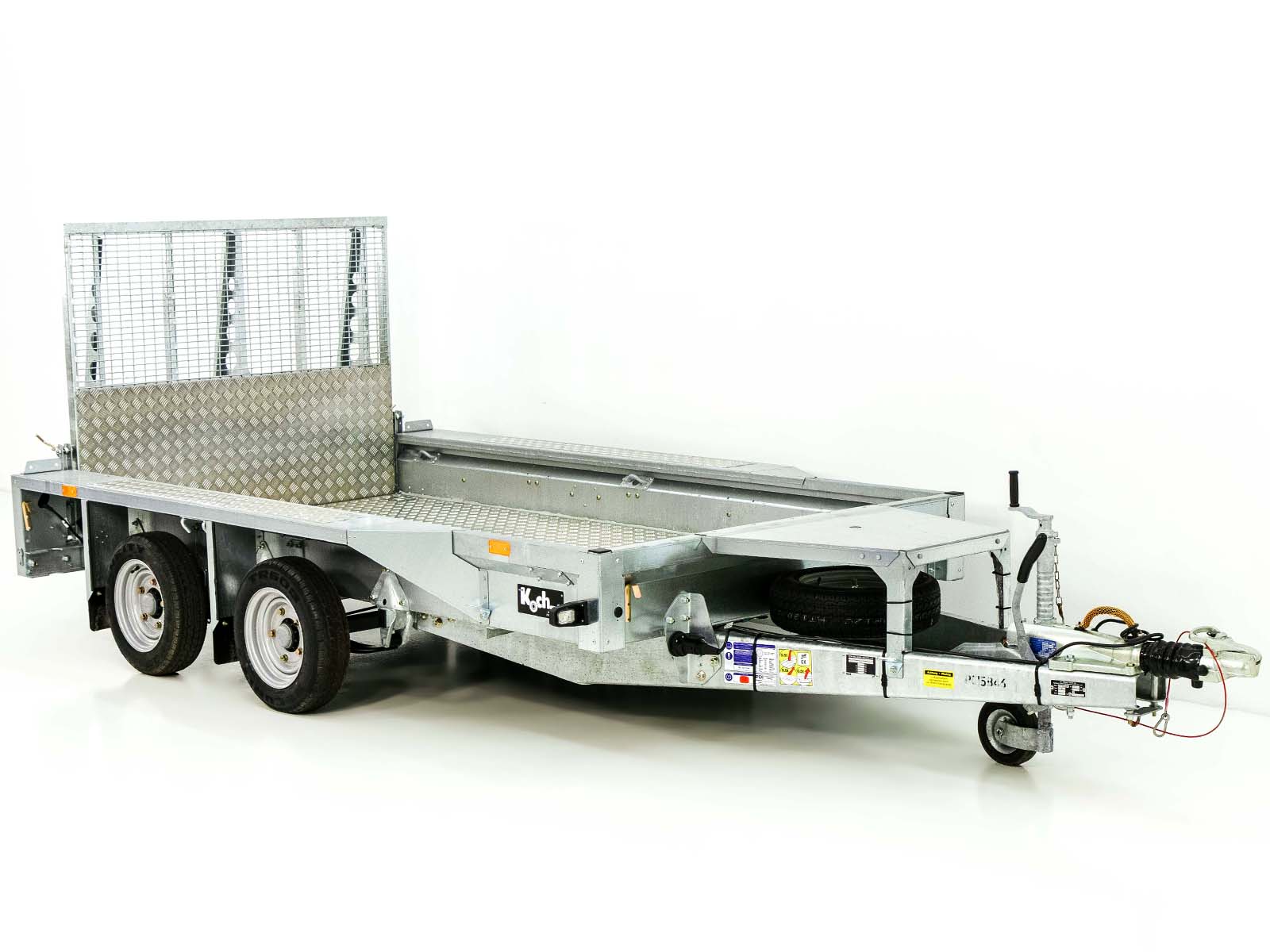 Remorque pour engins de chantier Ifor Williams GX105 HD 157×303 3,5 t | Aluminium | Rampe de chargement - Neuve – Image 4