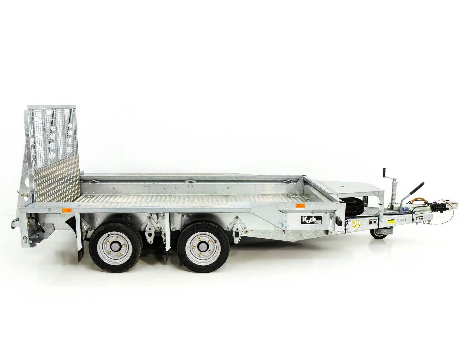 Remorque pour engins de chantier Ifor Williams GX105 HD 157×303 3,5 t | Aluminium | Rampe de chargement - Neuve